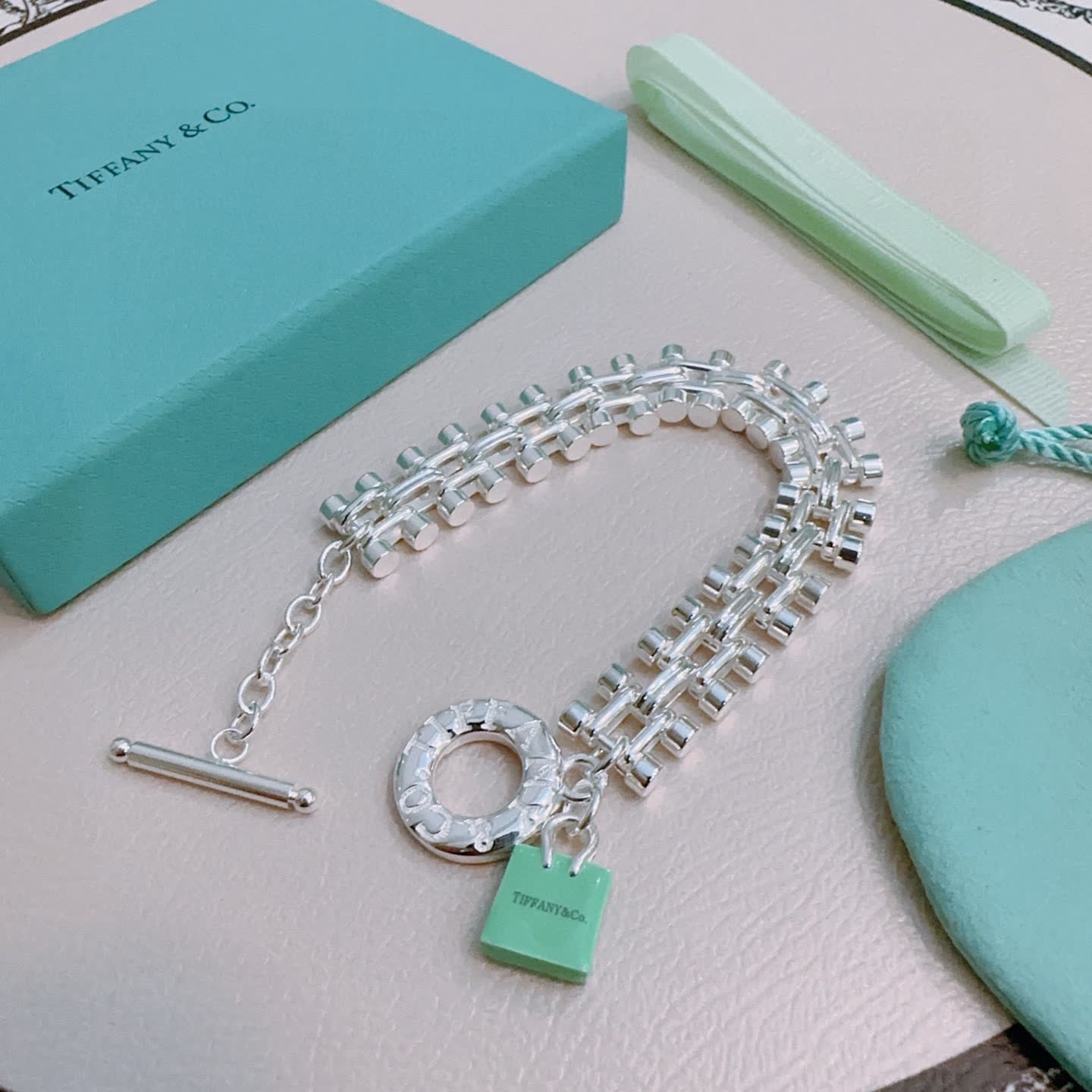 Tiffany & Co. Sterling Silver Love Bracelet